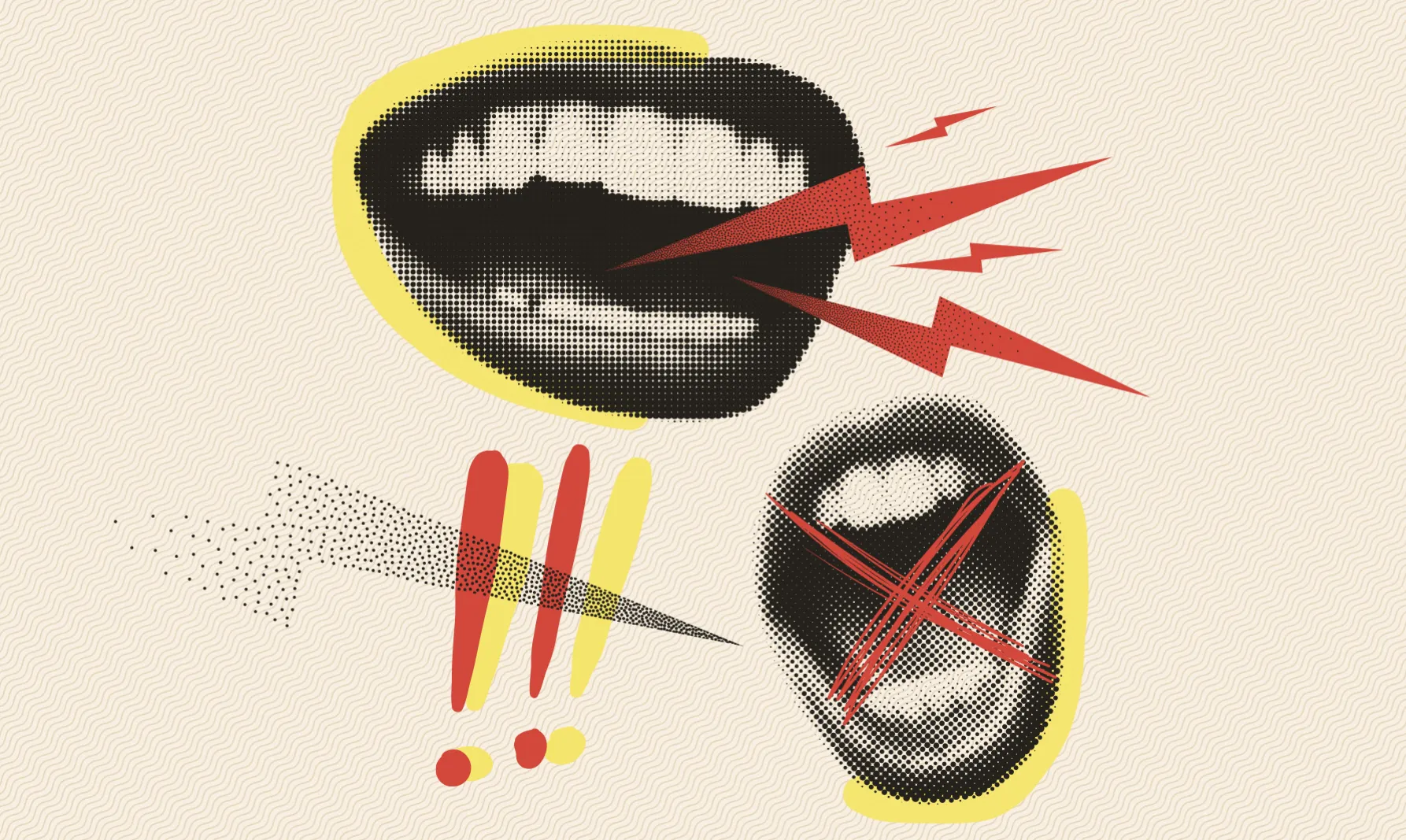 Parler mal, la pièce