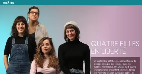 Quatre filles en liberté