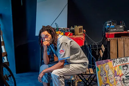 Philippe Racine entre Basquiat et Ali