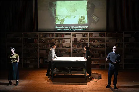 Cyclorama : Réunir les deux solitudes au théâtre